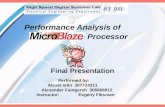 Performance Analysis of               Processor
