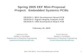 Spring 2005 EEF Mini-Proposal Project:  Embedded Systems PCBs DESIGN 1: 8051 Development Board PCB