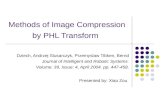 Methods of Image Compression by PHL Transform