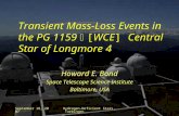 Transient Mass-Loss Events in the PG 1159   [ WCE ]  Central Star of Longmore 4
