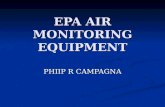 EPA AIR MONITORING EQUIPMENT