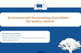 Environmental footprinting of products –  The policy outlook