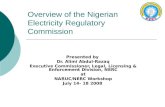 Overview of the Nigerian Electricity Regulatory Commission