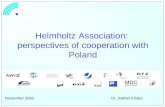 Helmholtz Association:  perspectives of cooperation with Poland
