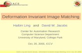 Deformation Invariant Image Matching