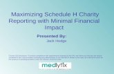 Maximizing Schedule H Charity Reporting with Minimal Financial Impact