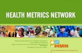 Setting Standards for Health Statistics: The HMN Framework