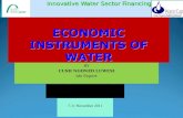 ECONOMIC INSTRUMENTS OF  WATER