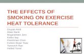 The Effects of Smoking on Exercise Heat Tolerance