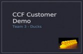 CCF Customer Demo