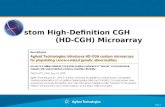 Custom High-Definition CGH                      (HD-CGH) Microarray