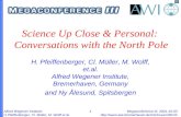 Science Up Close & Personal:  Conversations with the North Pole