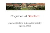 Cognition at  Stanford