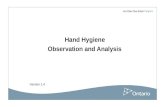 Hand Hygiene  Observation and Analysis