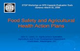 Food Safety and Agricultural Health Action Plans