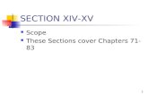 SECTION XIV-XV