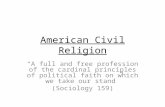 American Civil Religion