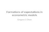 Formations of expectations in econometric models