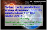Solar cycle prediction using dynamos and its implication for the solar cycle