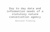 Day to day data and information needs of a statutory nature conservation agency