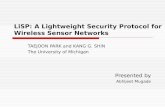 LiSP: A Lightweight Security Protocol for Wireless Sensor Networks