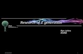 Research of Z generation