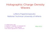 Holographic Charge Density Waves