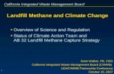 Landfill Methane and Climate Change