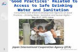 ‘Good Practices’ Related to Access to Safe Drinking Water and Sanitation