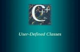 User-Defined Classes