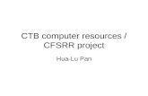 CTB computer resources / CFSRR project