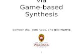 Secure Programs via Game-based Synthesis