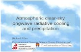 Atmospheric clear-sky longwave radiative cooling and precipitation
