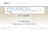 RTI Update
