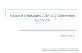 National Geospatial Advisory Committee Overview