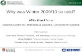 Why was Winter 2009/10 so cold?
