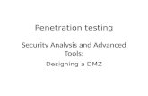 Penetration testing Security Analysis and Advanced Tools:
