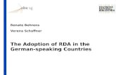 The Adoption of RDA in the German-speaking Countries