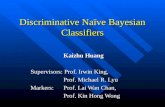 Discriminative Naïve Bayesian Classifiers