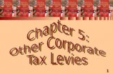 Chapter 5: Other Corporate Tax Levies