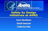 Safety by Design Initiatives at  AHRQ