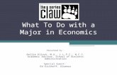 What To Do with a Major in Economics