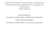 Jan Ljungberg,  Professor Informatics  Göteborg  University Anita  Mirjamsdotter ,