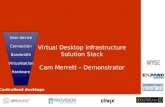 Virtual Desktop Infrastructure Solution Stack Cam Merrett – Demonstrator