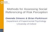 Methods for Assessing Social Referencing of Risk Perception