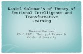 Daniel Goleman’s of Theory of Emotional Intelligence and Transformative Learning