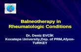 Balneotherapy in Rheumatologic Conditions