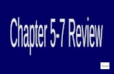 Chapter  5-7  Review