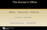 The Bursar’s Office