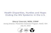 Health Disparities, Hurdles and Hope: Ending the HIV Epidemic in the  U.S.